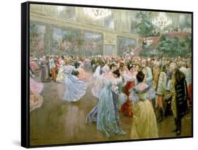 Court Ball at the Hofburg, 1900-Wilhelm Gause-Framed Stretched Canvas