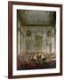 Court Banquet in the Great Antechamber of the Hofburg Palace, Vienna-Martin van Meytens-Framed Giclee Print