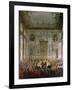 Court Banquet in the Great Antechamber of the Hofburg Palace, Vienna-Martin van Meytens-Framed Giclee Print