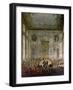 Court Banquet in the Great Antechamber of the Hofburg Palace, Vienna-Martin van Meytens-Framed Giclee Print