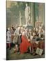 Court concert, Ismaning (Detail, see also Image ID 2256). 1733-Peter Jakob Horemans-Mounted Giclee Print