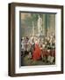 Court concert, Ismaning (Detail, see also Image ID 2256). 1733-Peter Jakob Horemans-Framed Giclee Print