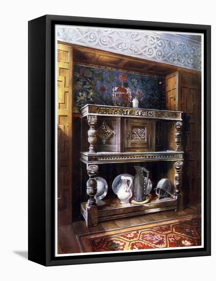 Court Cupboard Buffet, 1910-Edwin Foley-Framed Stretched Canvas