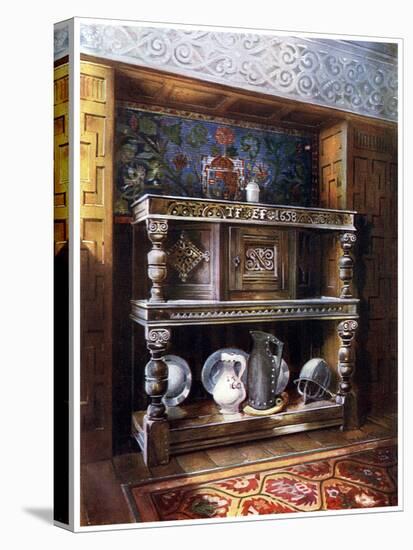 Court Cupboard Buffet, 1910-Edwin Foley-Stretched Canvas