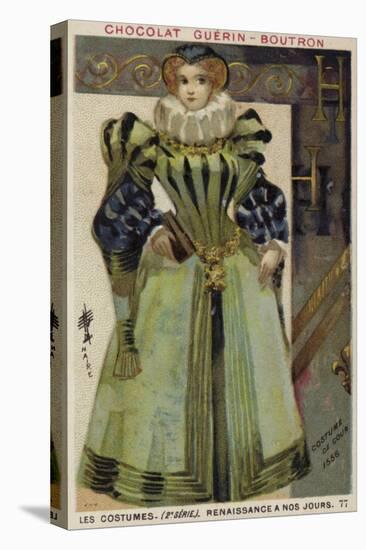 Court Dress, 1556-null-Stretched Canvas