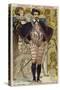 Court Dress, 1588-null-Stretched Canvas