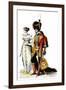 Court Dress at the Time of the French First Empire, 1807-null-Framed Giclee Print