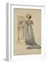Court Dress, Fashion Plate from Ackermann's Repository of Arts (Coloured Engraving)-English-Framed Giclee Print
