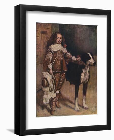 Court Dwarf Don Antonio El Ingles, (1640-1645), 1903-Diego Velazquez-Framed Giclee Print