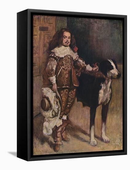 Court Dwarf Don Antonio El Ingles, (1640-1645), 1903-Diego Velazquez-Framed Stretched Canvas
