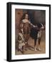 Court Dwarf Don Antonio El Ingles, (1640-1645), 1903-Diego Velazquez-Framed Giclee Print