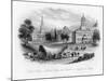 Court House - Medical College and Church, at Augusta in Georgia, 19th Century-null-Mounted Giclee Print