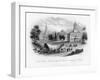 Court House - Medical College and Church, at Augusta in Georgia, 19th Century-null-Framed Giclee Print