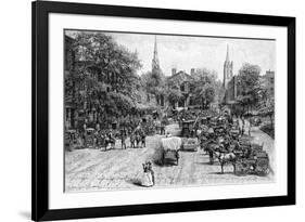 Court House Square, Lexington, Kentucky-null-Framed Giclee Print