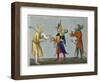 Court Jesters of the 14th Century-Joseph Strutt-Framed Photographic Print