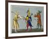 Court Jesters of the 14th Century-Joseph Strutt-Framed Photographic Print