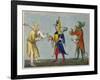 Court Jesters of the 14th Century-Joseph Strutt-Framed Photographic Print