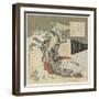 Court Lady Holding a Fan, C. 1824-Yanagawa Shigenobu-Framed Giclee Print