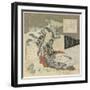 Court Lady Holding a Fan, C. 1824-Yanagawa Shigenobu-Framed Giclee Print