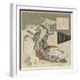 Court Lady Holding a Fan, C. 1824-Yanagawa Shigenobu-Framed Giclee Print