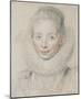 Court Lady of the Infant-Peter Paul Rubens-Mounted Collectable Print