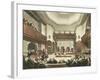 Court of Common Pleas, Westminster Hall, from The Microcosm of London, Engraved by J. C. Stadler-Thomas Rowlandson-Framed Giclee Print