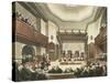 Court of Common Pleas, Westminster Hall, from The Microcosm of London, Engraved by J. C. Stadler-Thomas Rowlandson-Stretched Canvas