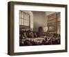 Court of Exchequer, Westminster Hall, from 'The Microcosm of London', Engraved by J. C. Stadler-Thomas Rowlandson-Framed Giclee Print