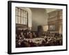 Court of Exchequer, Westminster Hall, from 'The Microcosm of London', Engraved by J. C. Stadler-Thomas Rowlandson-Framed Giclee Print