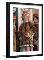 Court of Gonzaga-Andrea Mantegna-Framed Art Print