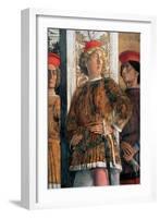 Court of Gonzaga-Andrea Mantegna-Framed Art Print