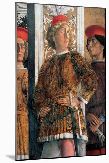 Court of Gonzaga-Andrea Mantegna-Mounted Art Print