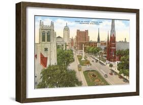 Court of Honor, Milwaukee, Wisconsin-null-Framed Art Print