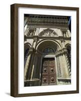 Court of Justice Building, Piazza Vasari, Arezzo, Tuscany, Italy, Europe-Tondini Nico-Framed Photographic Print