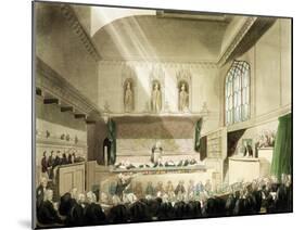 Court of King's Bench, Westminster Hall-T. & Pugin Rowlandson-Mounted Giclee Print