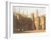 Court of King's College, Cambridge, from 'The History of Cambridge', Engraved by Daniel Havell-Frederick Mackenzie-Framed Giclee Print