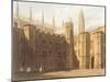 Court of King's College, Cambridge, from 'The History of Cambridge', Engraved by Daniel Havell-Frederick Mackenzie-Mounted Giclee Print