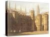 Court of King's College, Cambridge, from 'The History of Cambridge', Engraved by Daniel Havell-Frederick Mackenzie-Stretched Canvas