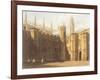 Court of King's College, Cambridge, from 'The History of Cambridge', Engraved by Daniel Havell-Frederick Mackenzie-Framed Giclee Print