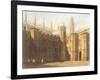 Court of King's College, Cambridge, from 'The History of Cambridge', Engraved by Daniel Havell-Frederick Mackenzie-Framed Giclee Print