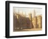 Court of King's College, Cambridge, from 'The History of Cambridge', Engraved by Daniel Havell-Frederick Mackenzie-Framed Giclee Print