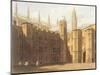 Court of King's College, Cambridge, from 'The History of Cambridge', Engraved by Daniel Havell-Frederick Mackenzie-Mounted Giclee Print