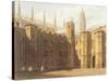 Court of King's College, Cambridge, from 'The History of Cambridge', Engraved by Daniel Havell-Frederick Mackenzie-Stretched Canvas