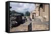 Court of Libraries, Villa Adriana-null-Framed Stretched Canvas