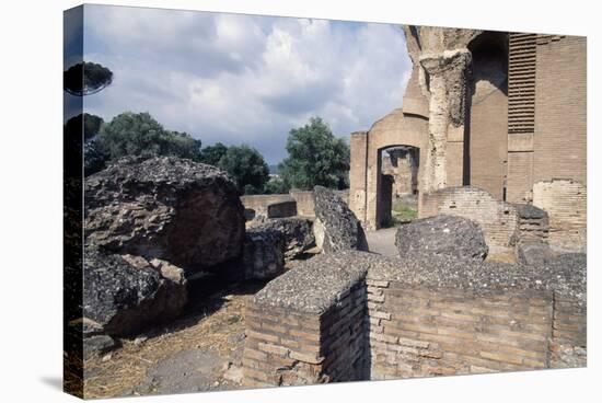 Court of Libraries, Villa Adriana-null-Stretched Canvas