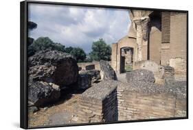 Court of Libraries, Villa Adriana-null-Framed Photographic Print