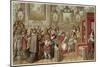 Court of Louis XIV-null-Mounted Art Print