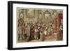 Court of Louis XIV-null-Framed Art Print