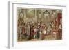 Court of Louis XIV-null-Framed Art Print