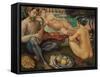 Court of Love, 1890-Emile Bernard-Framed Stretched Canvas